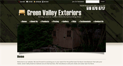 Desktop Screenshot of greenvalleyexteriors.com